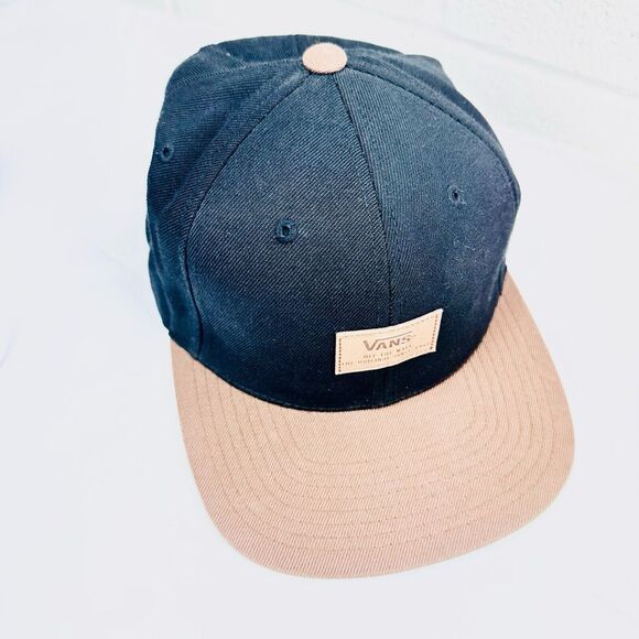 Vans Blackout Starter II SnapBack Cap Hat Black Brown - Picture 1 of 6